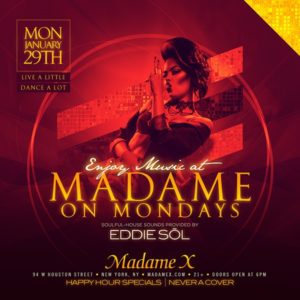 Live A Little, Dance A Lot @ Madame X - Main Bar | New York | New York | United States