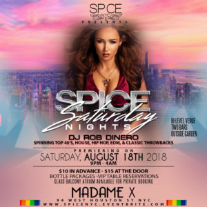 Private Event! SpiceNYC presents Spice Saturday Nights @ Madame X - BOTH FLOORS | New York | New York | United States